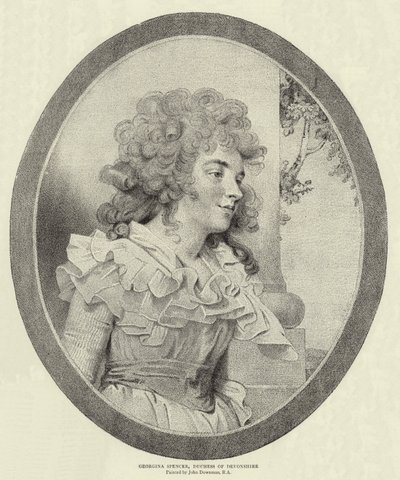 Georgina Spencer, Duchess of Devonshire by John Downman